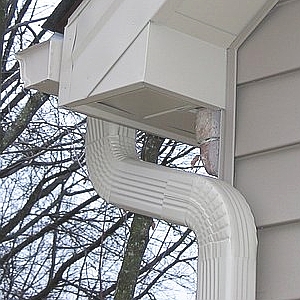 Gutter, Downspout, Soffit and Fascia Coverup with Siding