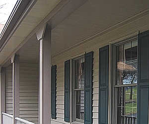 Finished Porch Ceiling